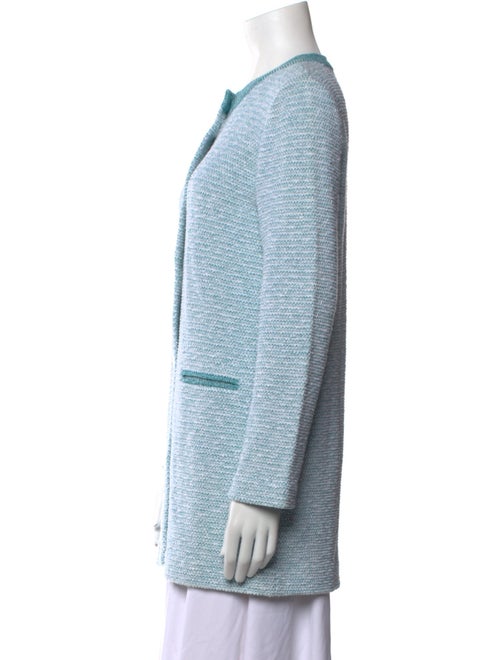 Amina Rubinacci Tweed Pattern Crew Neck Sweater