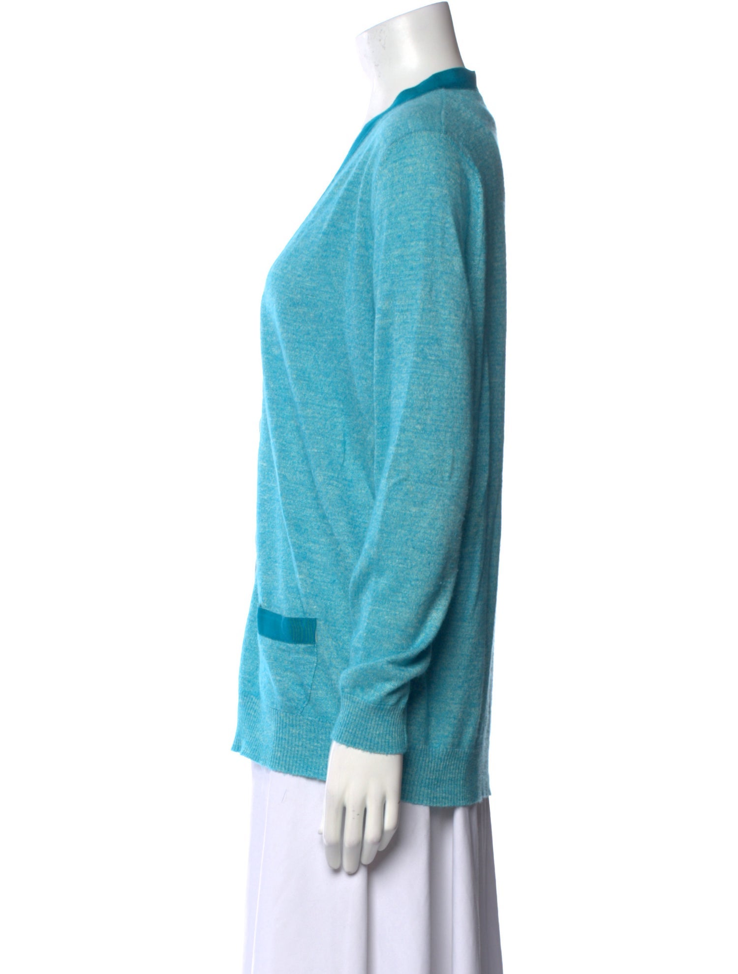 Amina Rubinacci Wool V-Neck Sweater