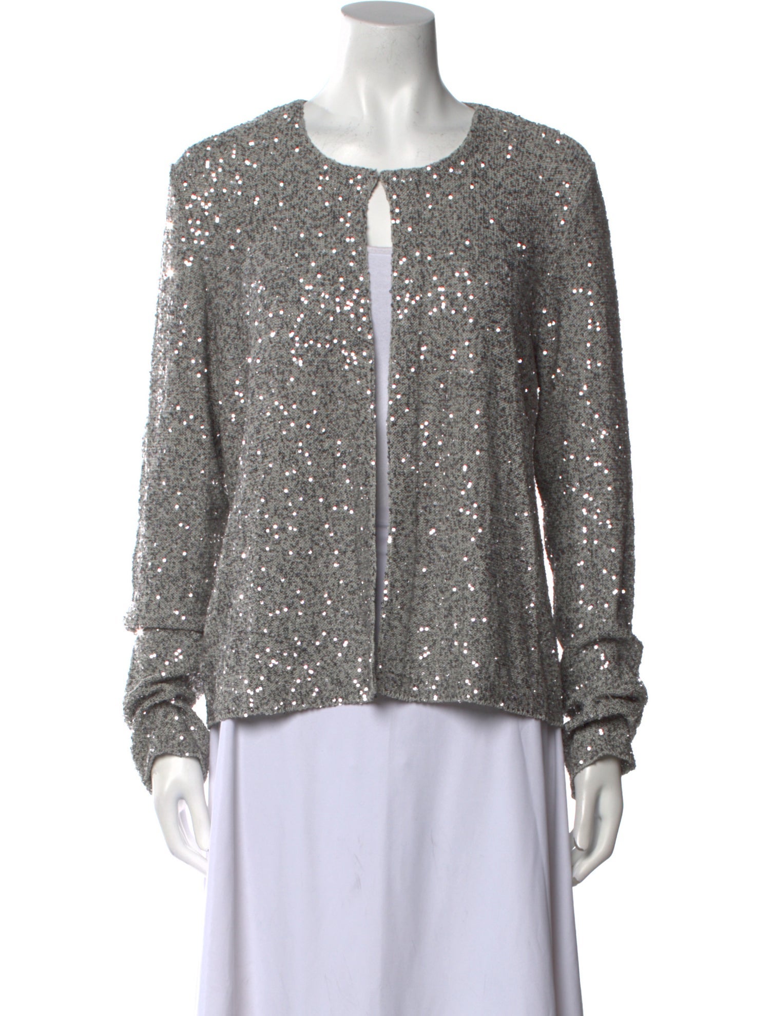 Amina Rubinacci Silk Scoop Neck Sweater