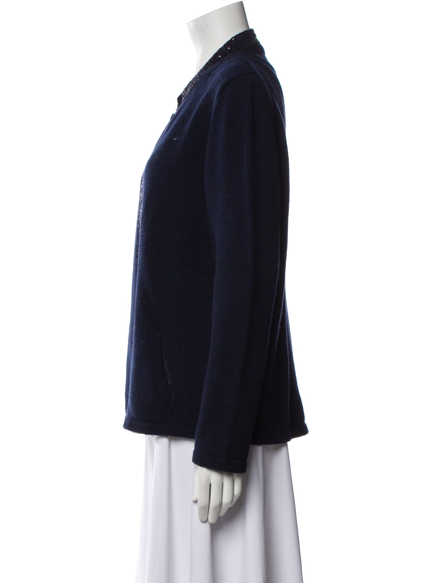 Amina Rubinacci Wool Crew Neck Sweater