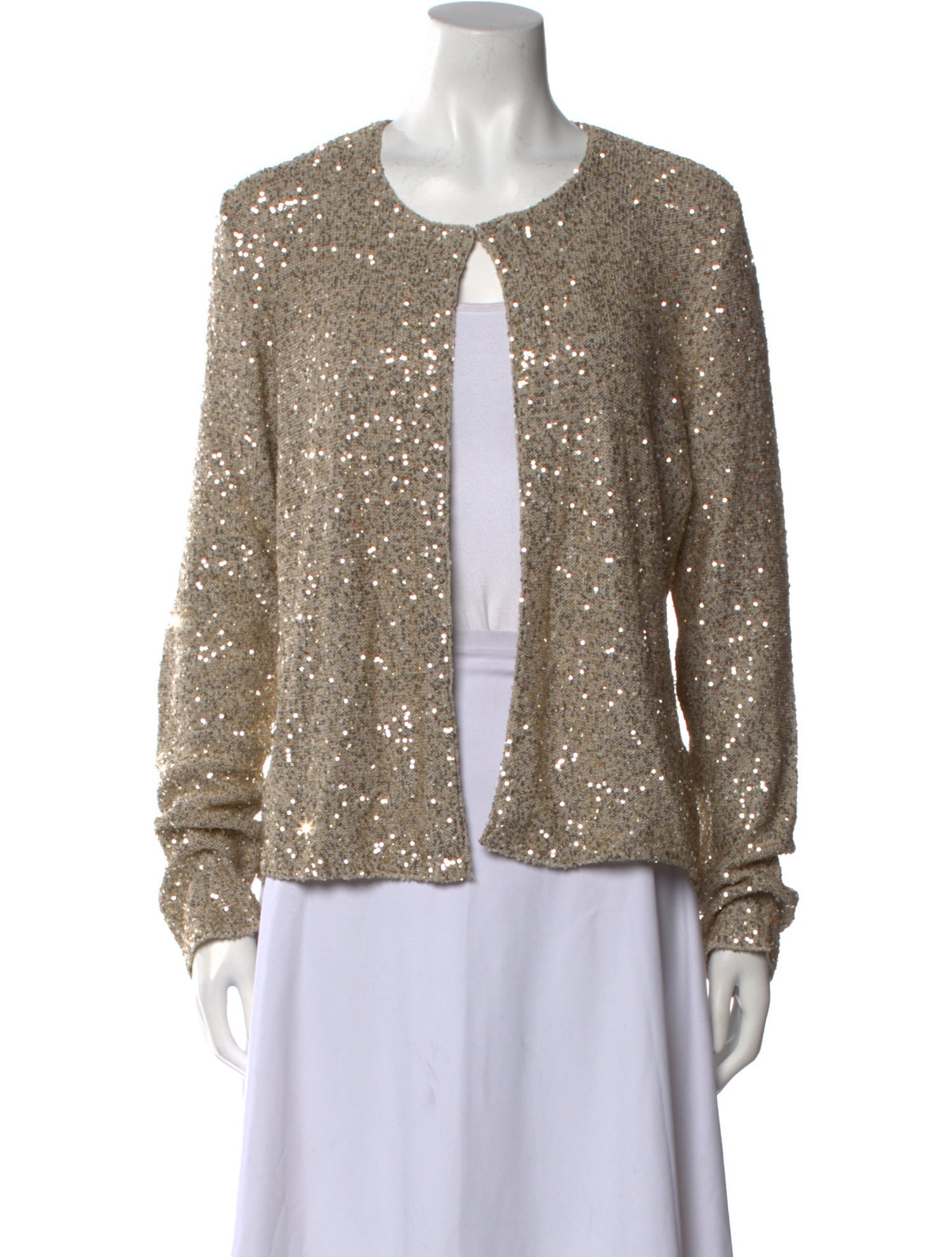 Amina Rubinacci Silk Scoop Neck Sweater