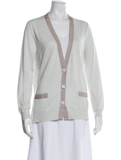 Amina Rubinacci Wool V-Neck Sweater