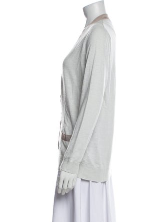 Amina Rubinacci Wool V-Neck Sweater