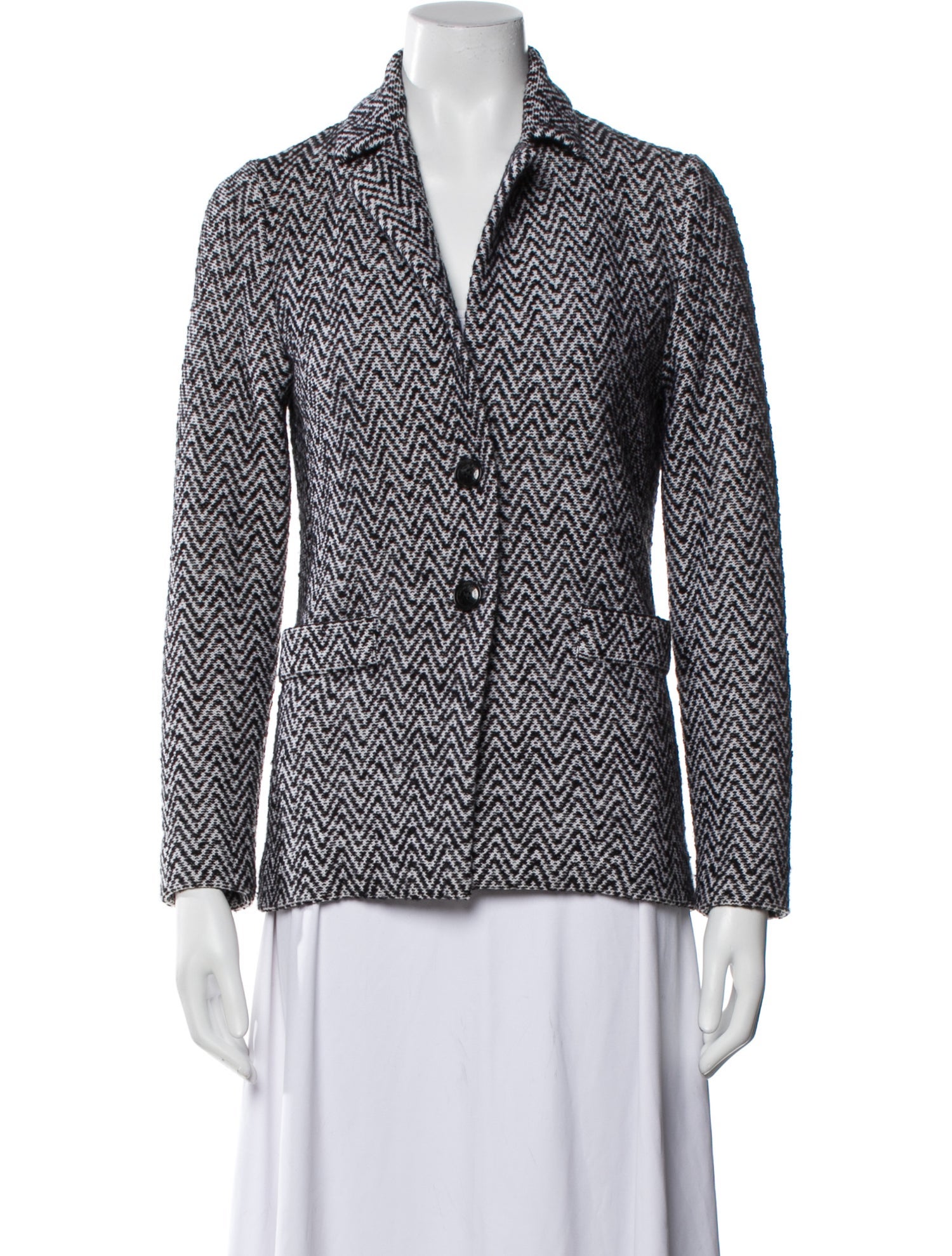 Amina Rubinacci Cashmere Printed Blazer