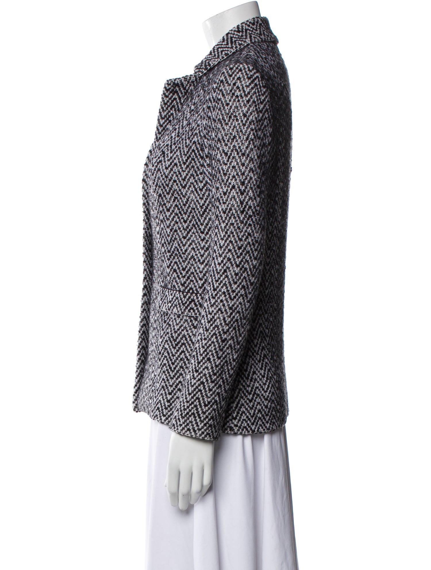 Amina Rubinacci Cashmere Printed Blazer