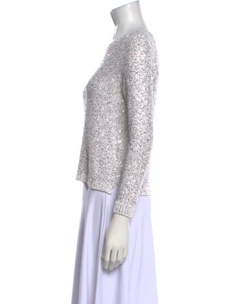 Amina Rubinacci Silk Scoop Neck Sweater