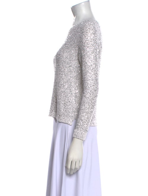 Amina Rubinacci Silk Scoop Neck Sweater