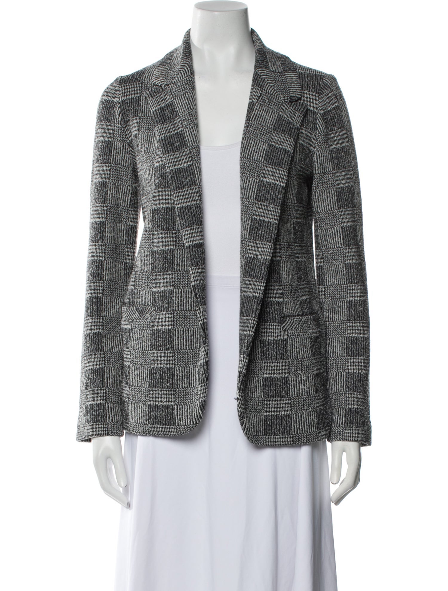 Amina Rubinacci Wool Printed Blazer