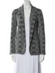 Amina Rubinacci Wool Printed Blazer