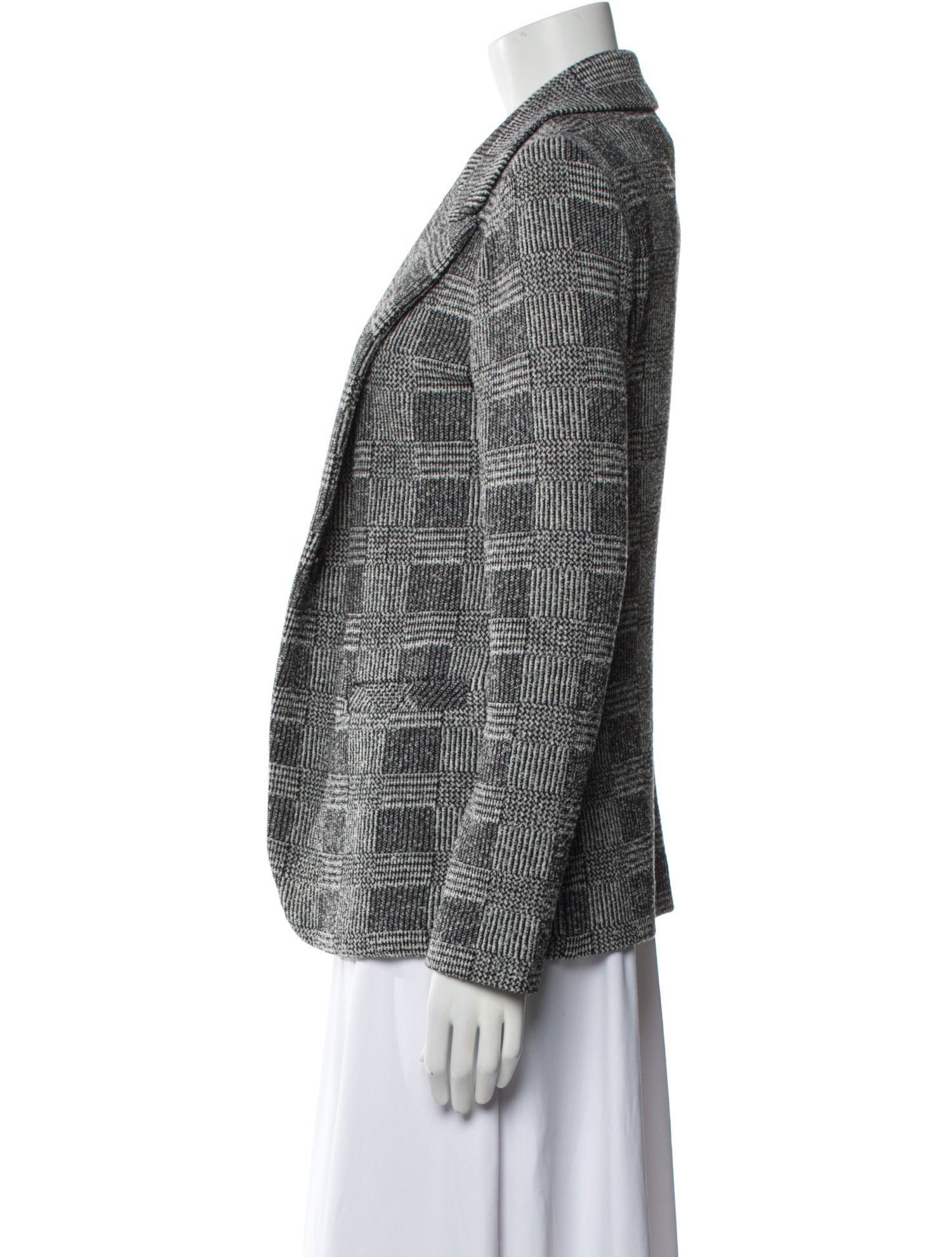Amina Rubinacci Wool Printed Blazer