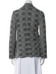Amina Rubinacci Wool Printed Blazer