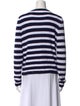 Amina Rubinacci Striped Open Front Sweater