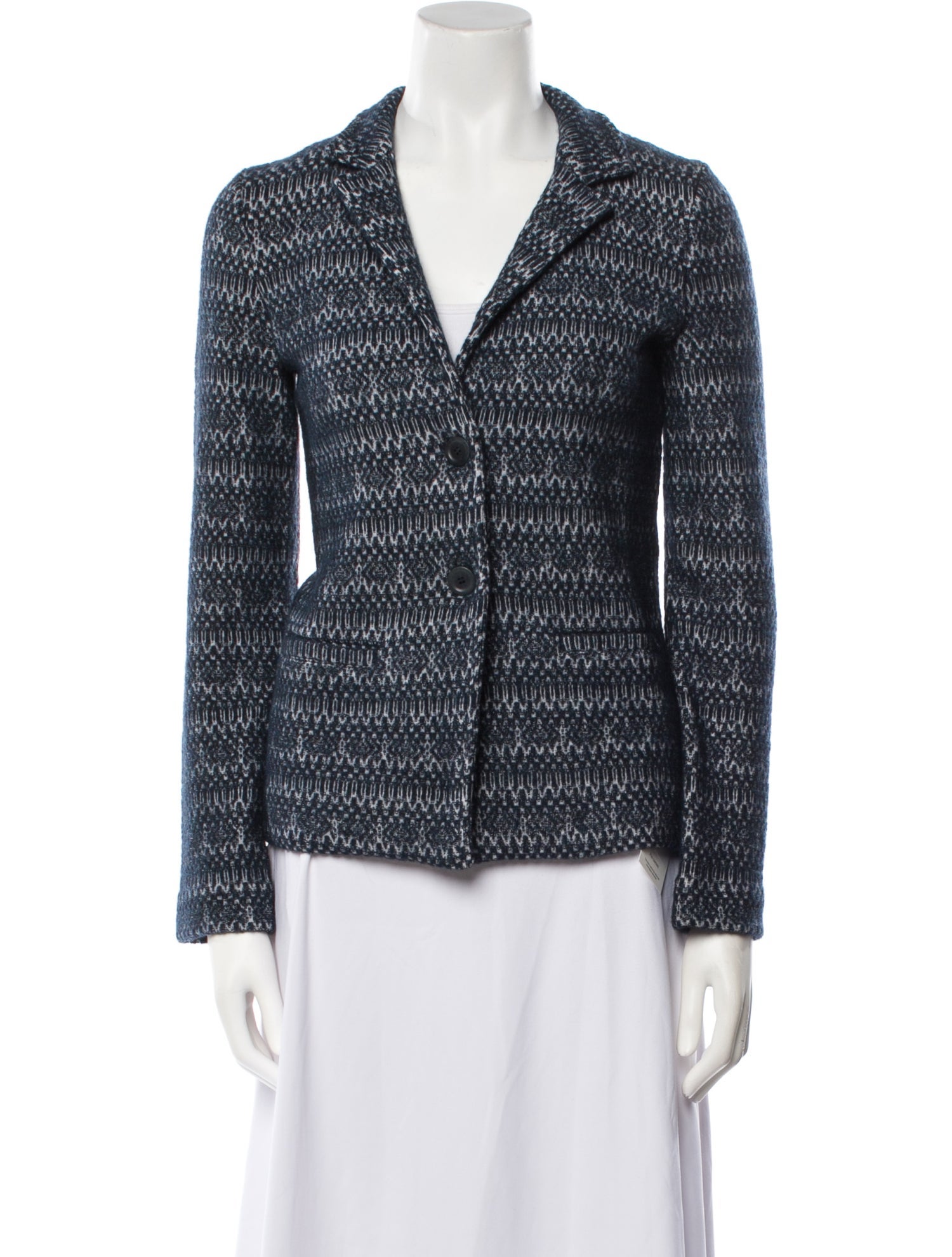 Amina Rubinacci Wool Striped Sweater