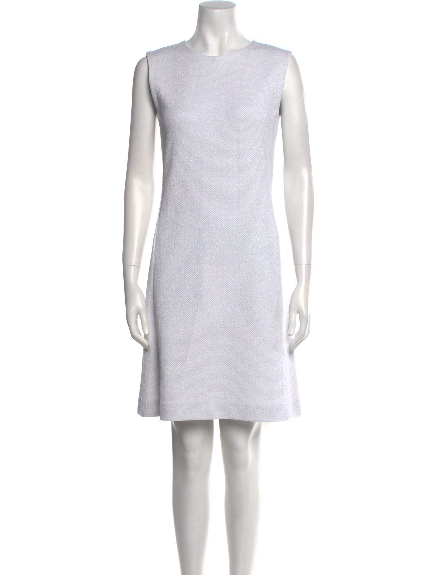 Amina Rubinacci Crew Neck Knee-Length Dress