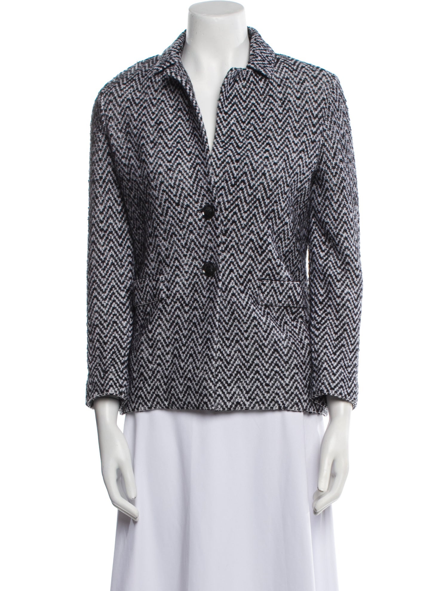 Amina Rubinacci Cashmere Printed Blazer