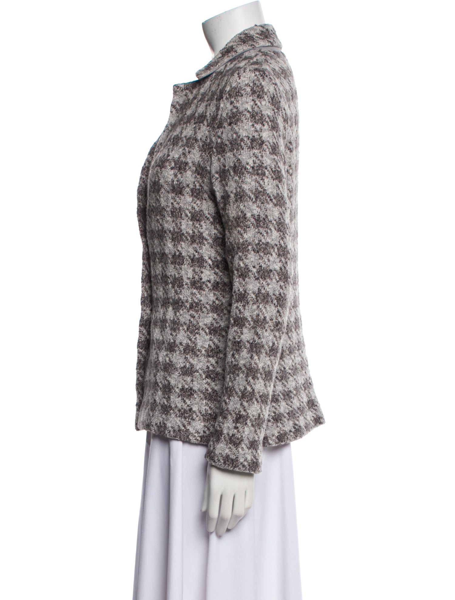 Amina Rubinacci Plaid Print Blazer