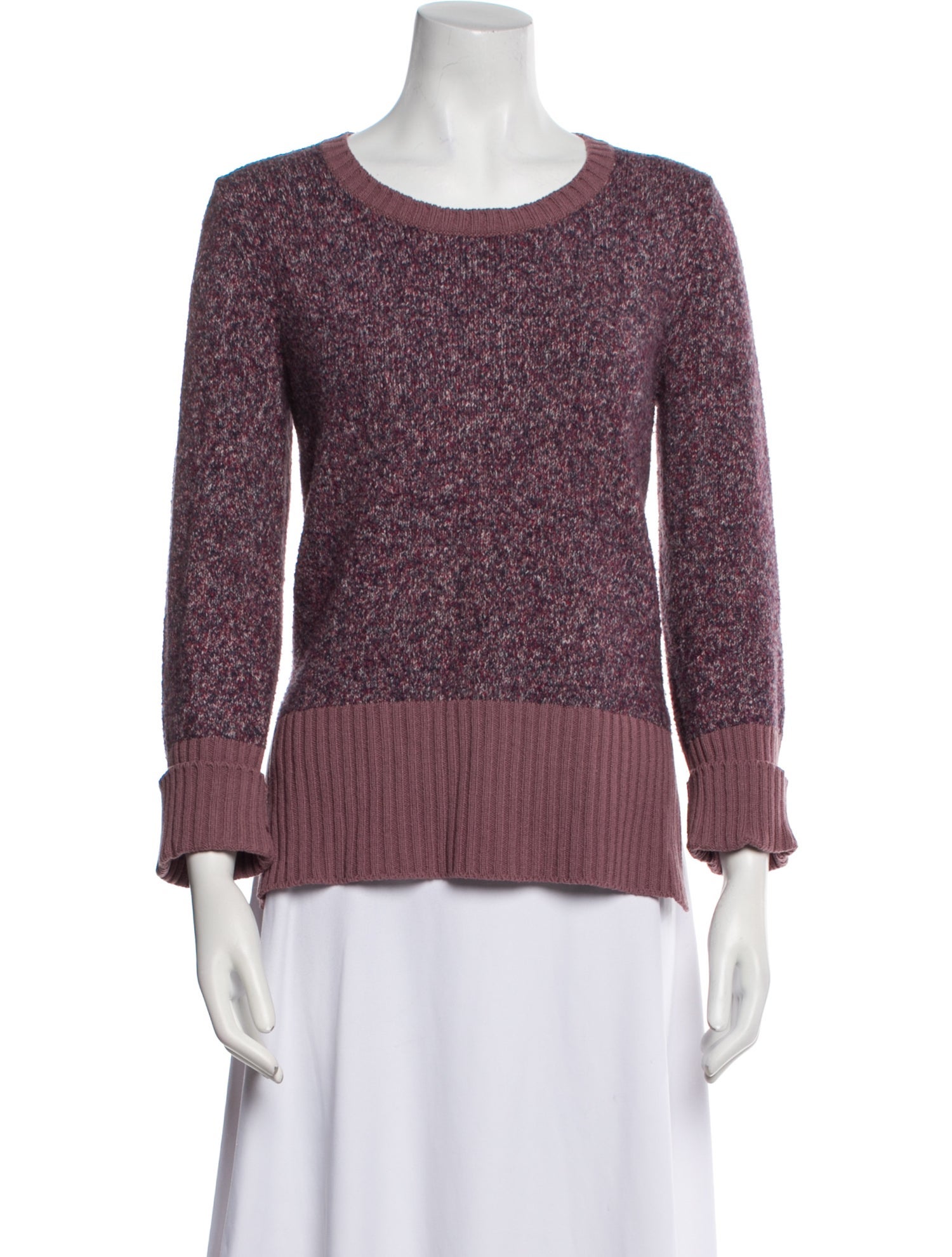Amina Rubinacci Printed Scoop Neck Sweater