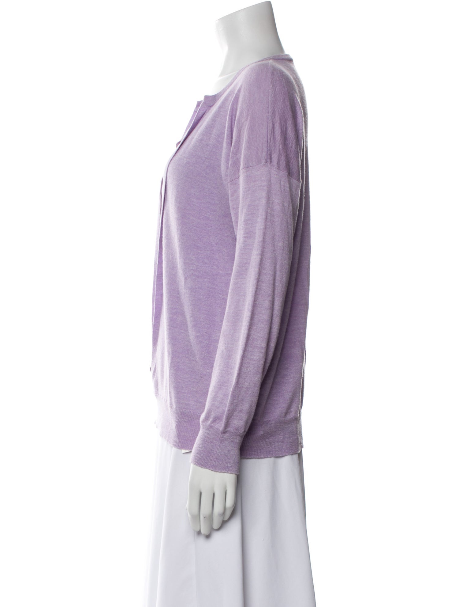 Amina Rubinacci Silk V-Neck Sweater