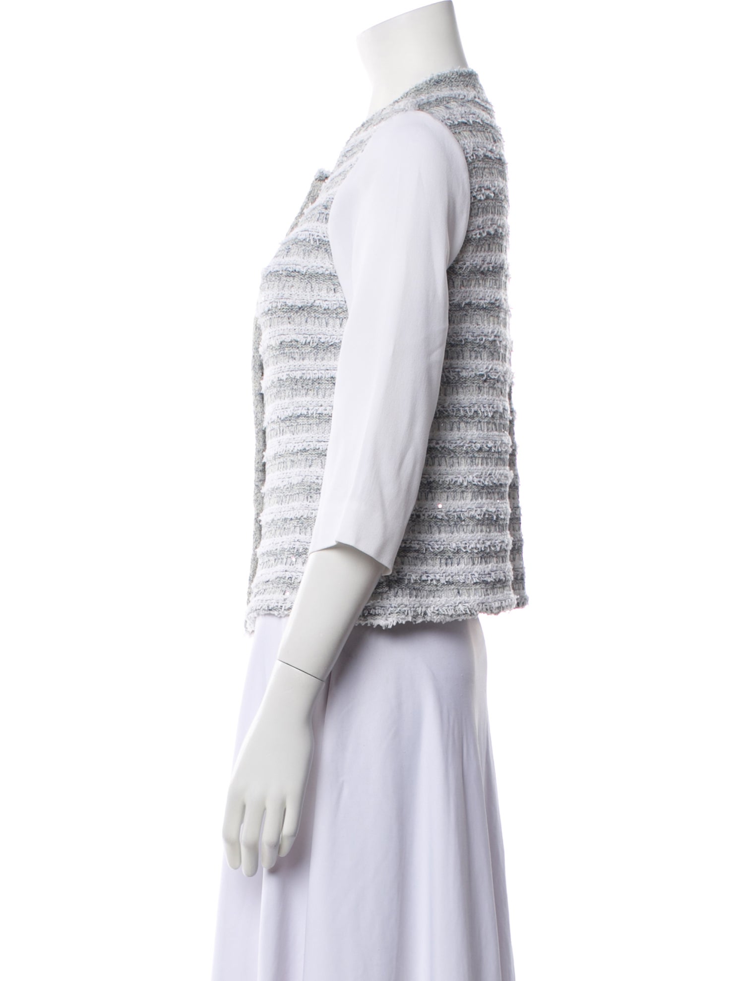 Amina Rubinacci Striped Scoop Neck Sweater