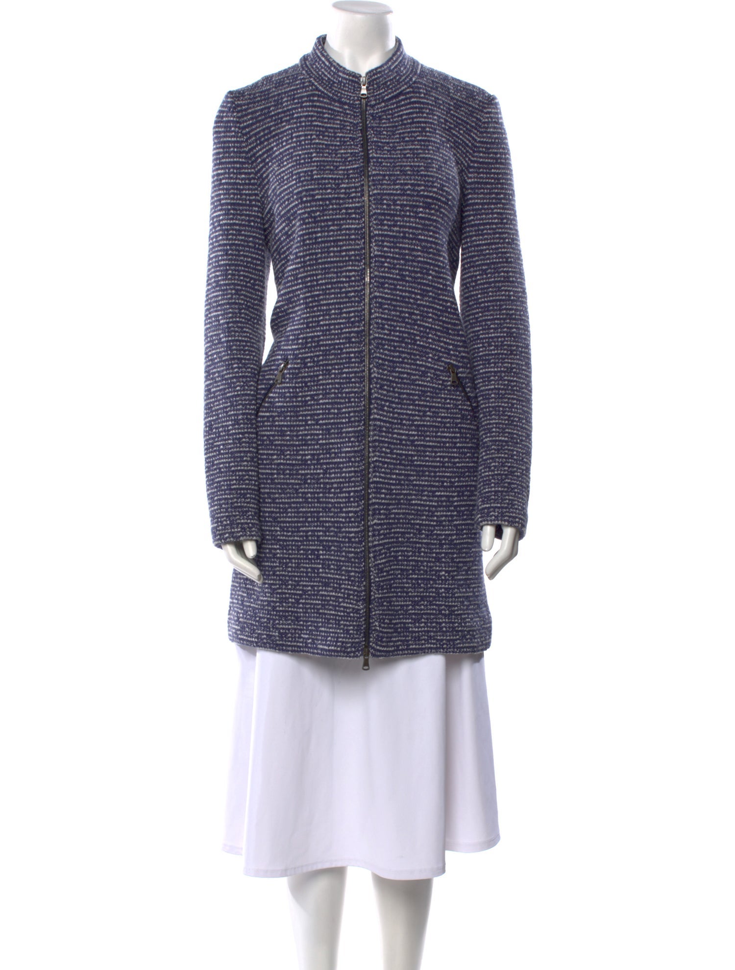 Amina Rubinacci Wool Mock Neck Sweater