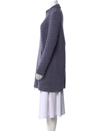 Amina Rubinacci Wool Mock Neck Sweater