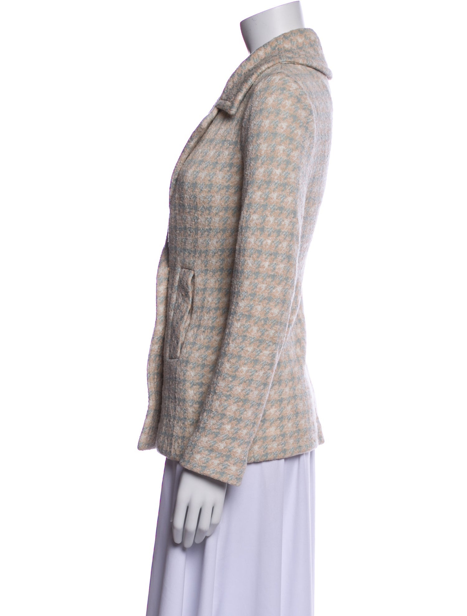 Amina Rubinacci Plaid Print Blazer