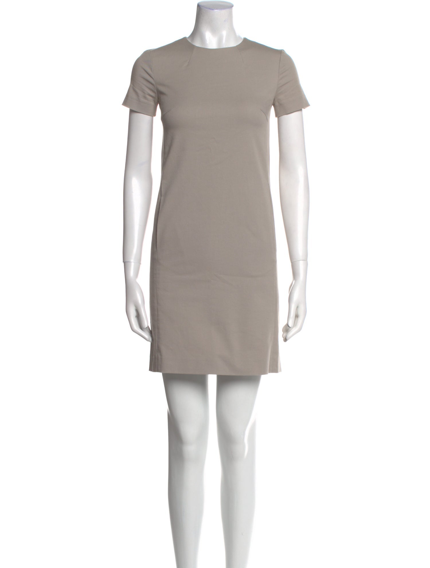 Amina Rubinacci Crew Neck Mini Dress