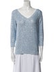 Amina Rubinacci Silk V-Neck Sweater