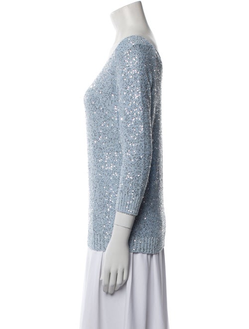 Amina Rubinacci Silk V-Neck Sweater