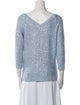 Amina Rubinacci Silk V-Neck Sweater