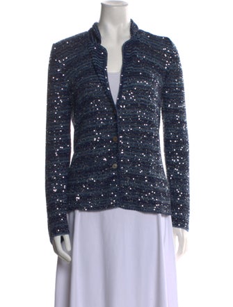 Amina Rubinacci Silk V-Neck Sweater