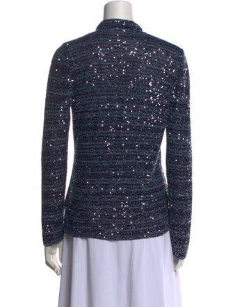 Amina Rubinacci Silk V-Neck Sweater