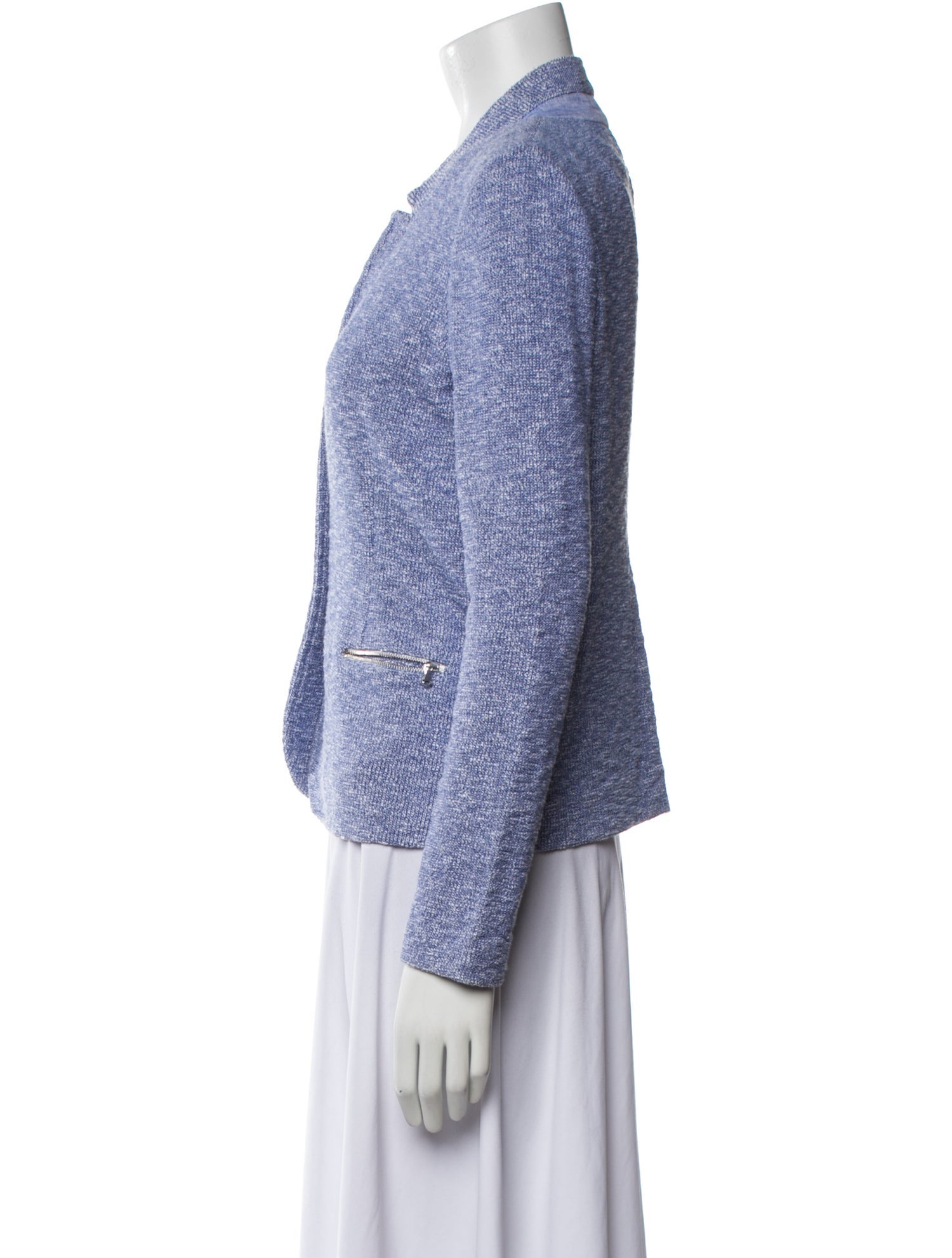 Amina Rubinacci Tweed Pattern Blazer