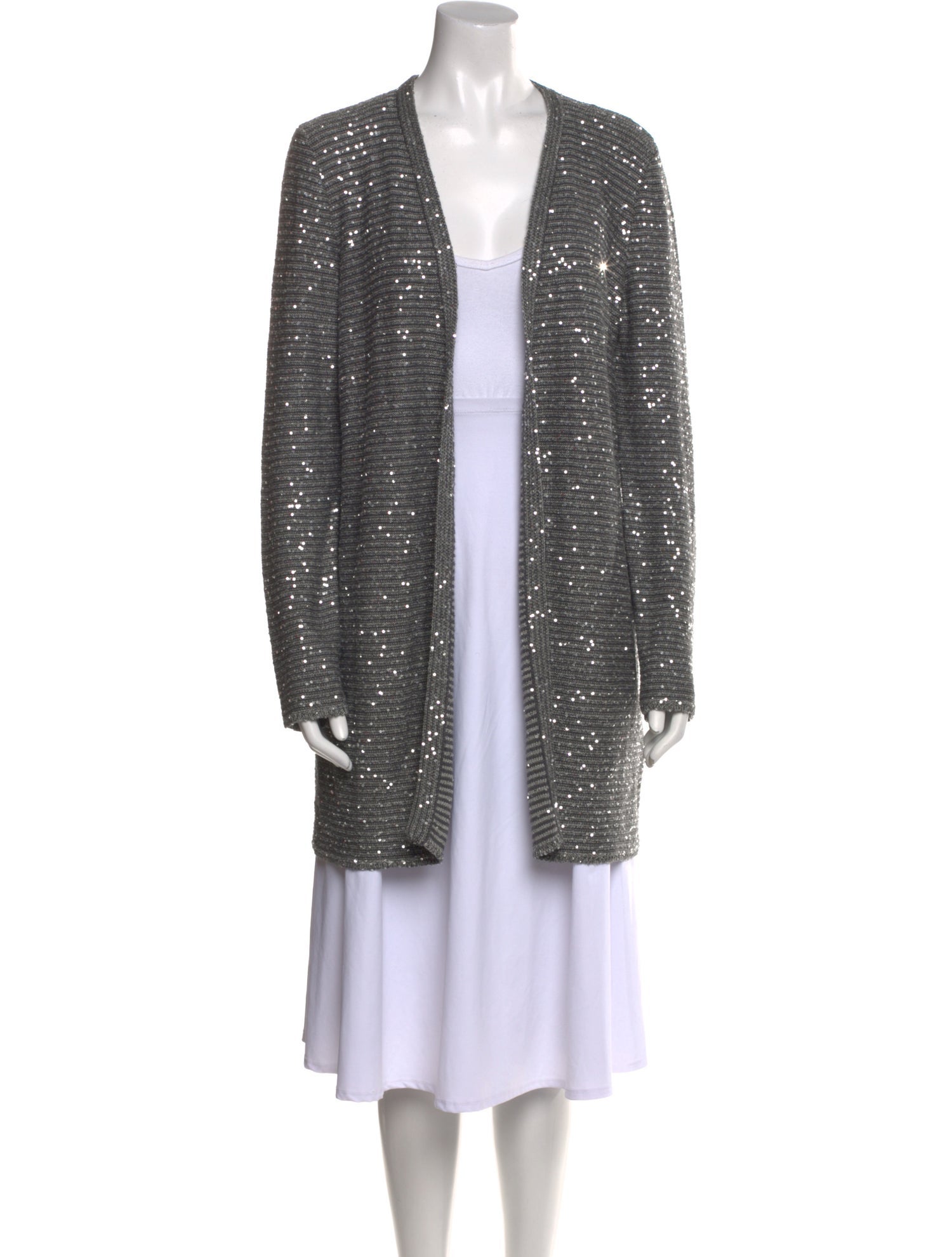 Amina Rubinacci Open Front Sweater