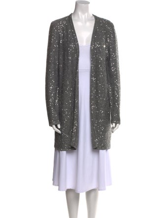 Amina Rubinacci Open Front Sweater