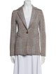 Amina Rubinacci Tweed Pattern Blazer