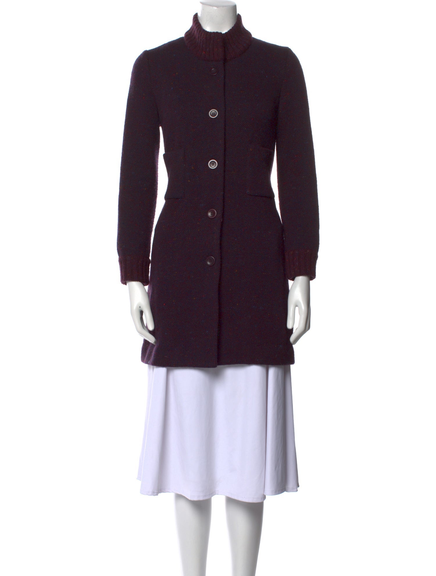 Amina Rubinacci Cashmere Mock Neck Sweater