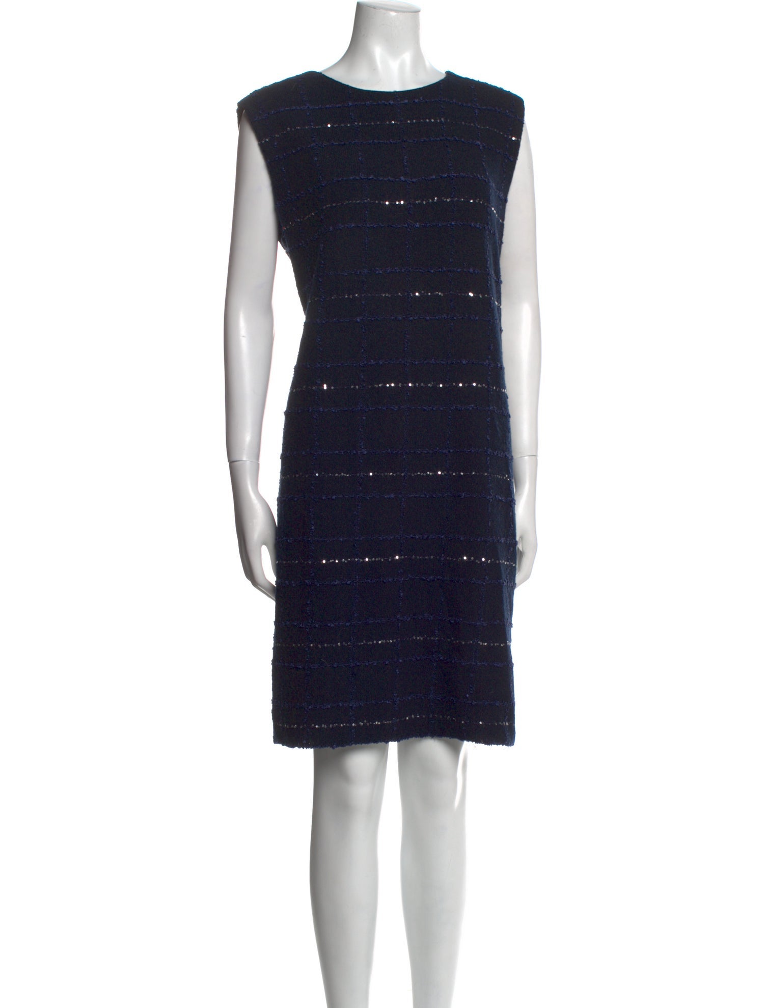 Amina Rubinacci Wool Knee-Length Dress