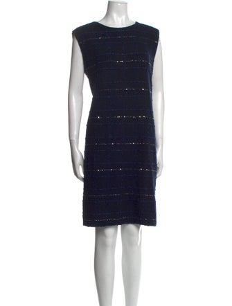Amina Rubinacci Wool Knee-Length Dress
