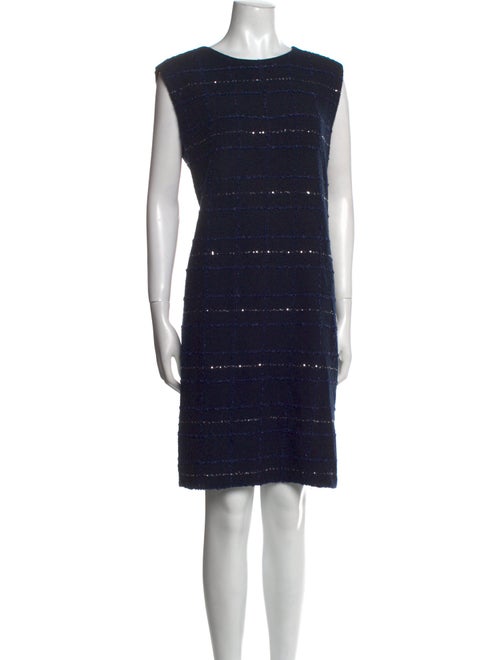Amina Rubinacci Wool Knee-Length Dress