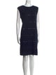 Amina Rubinacci Wool Knee-Length Dress