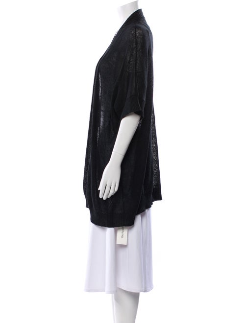 Amina Rubinacci Linen Open Front Sweater