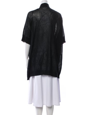 Amina Rubinacci Linen Open Front Sweater