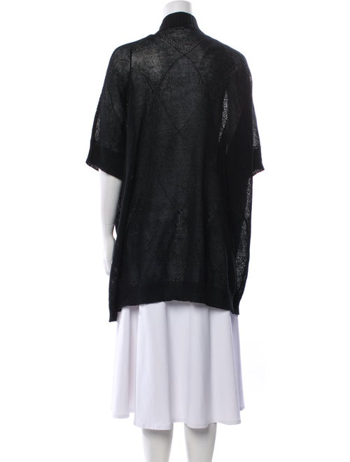 Amina Rubinacci Linen Open Front Sweater