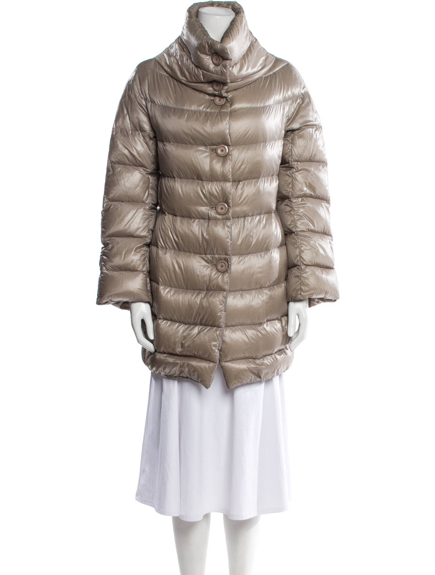 Amina Rubinacci Nylon Down Coat