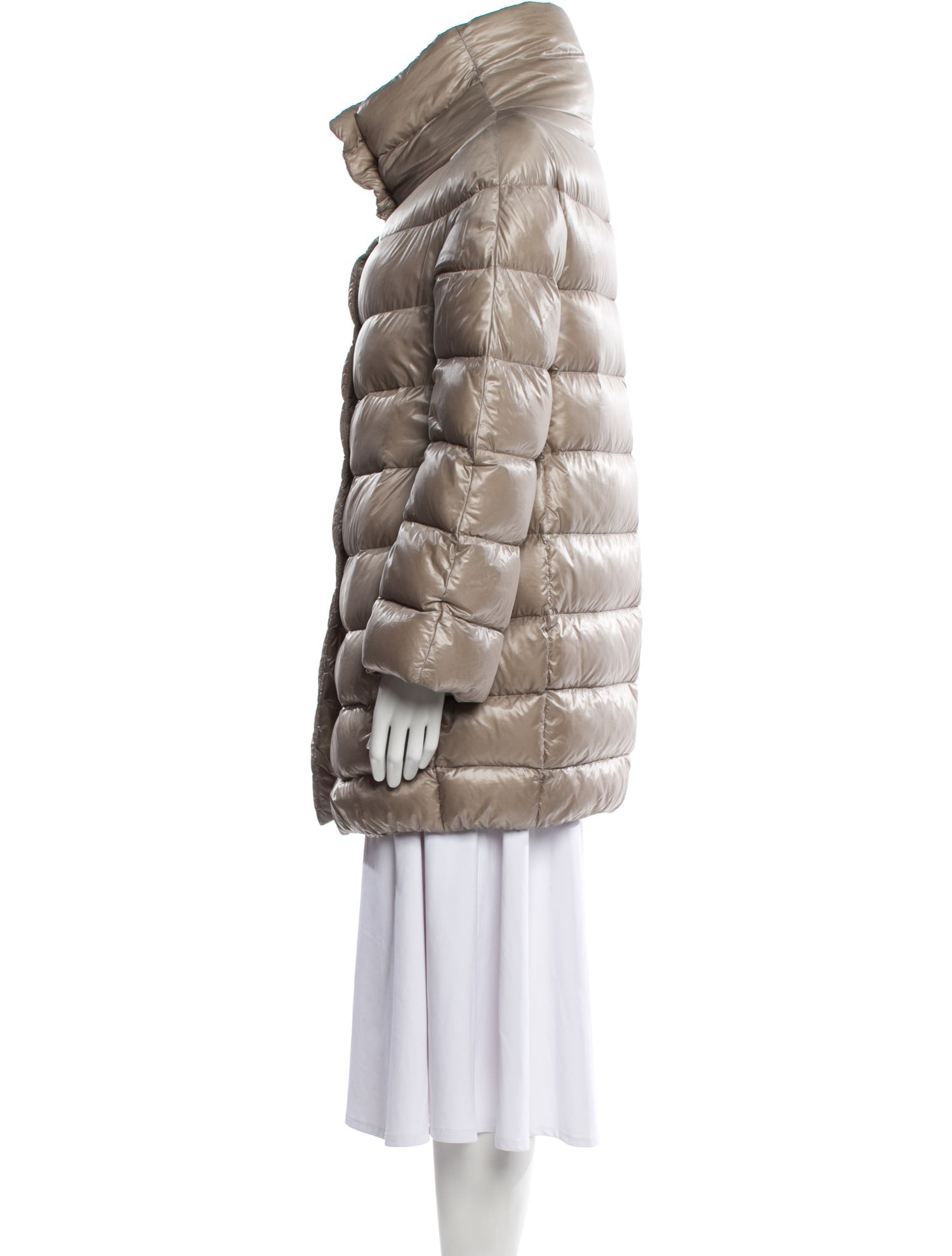 Amina Rubinacci Nylon Down Coat