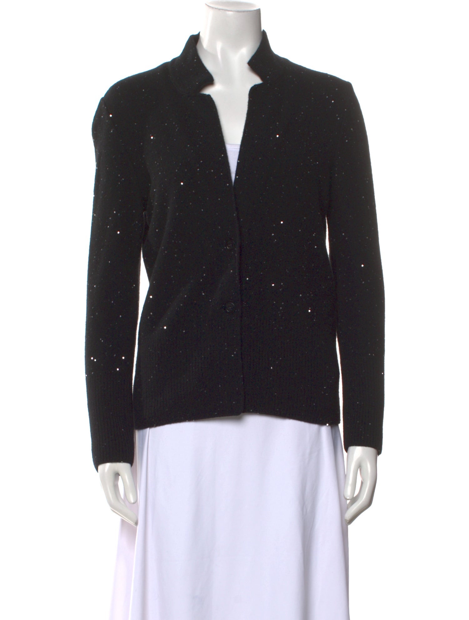 Amina Rubinacci Wool V-Neck Sweater