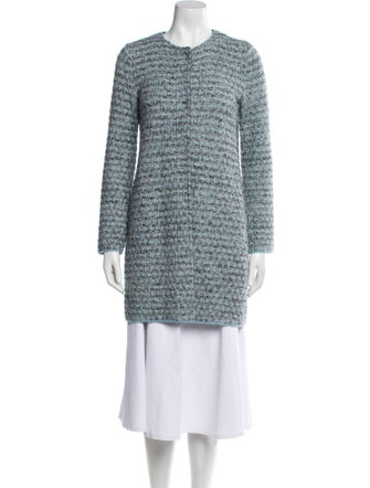 Amina Rubinacci Tweed Pattern Coat