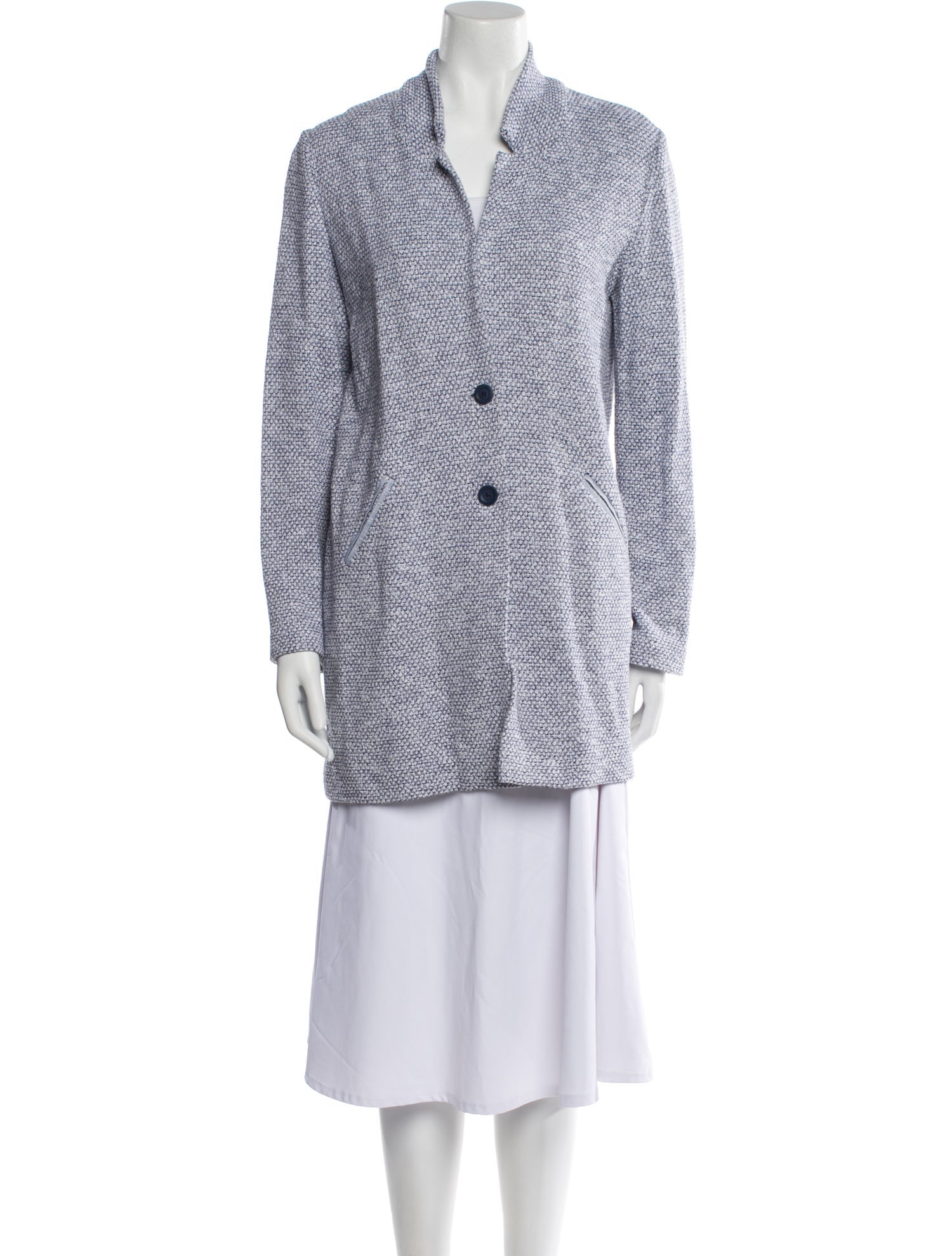 Amina Rubinacci Tweed Pattern Evening Jacket