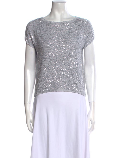 Amina Rubinacci Silk Scoop Neck Sweater